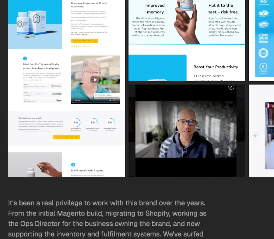 Mind Lab Pro image section